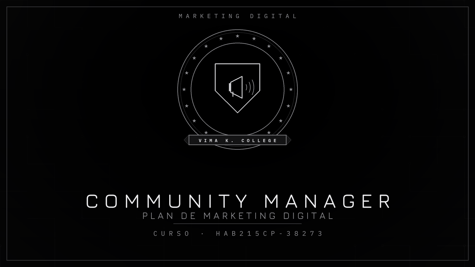 Community Manager (Plan de Marketing Digital) HAB215CP